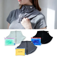 COOL HAVEN Series UV Reactive Sun Protection Cooling Neck Cover with Ice Pack Pouch