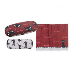 Cat Tun-chan Eyeglasses Case with Lens Cloth