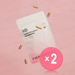 Red Pomegranate Hair Double Capsule 2pcs Bundle Set