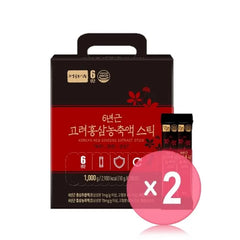 Korean Red Ginseng Extract Stick 2pcs Bundle Set