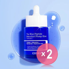 The Blue Peptide Bakuchiol Plump Glow Serum 2pcs Bundle Set