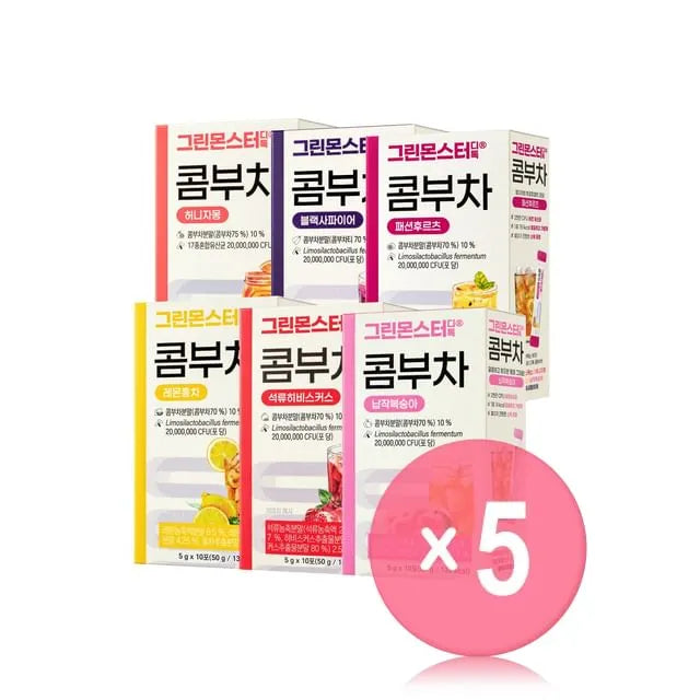 D-Toc Kombucha - 6 Types 5pcs Bundle Set