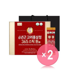 Korean Red Ginseng Extract 365 Stick Won 2pcs Bundle Set