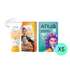 Bundle: Kpop Demon Hunters Zero-Cast Moisturizing Finish Sunscreen + Kpop Demon Hunters PDRN Hyaluronic Acid Capsule 100 Serum Mask