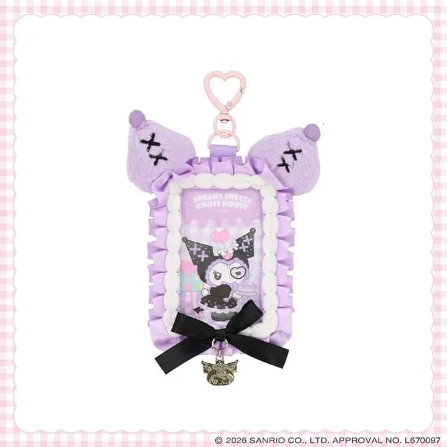 Sanrio Photo Card Holder Bag Charm Kuromi