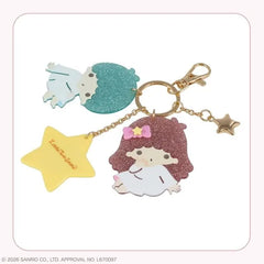 Sanrio Characters Glitter Mirror Bag Charm Little Twin Stars