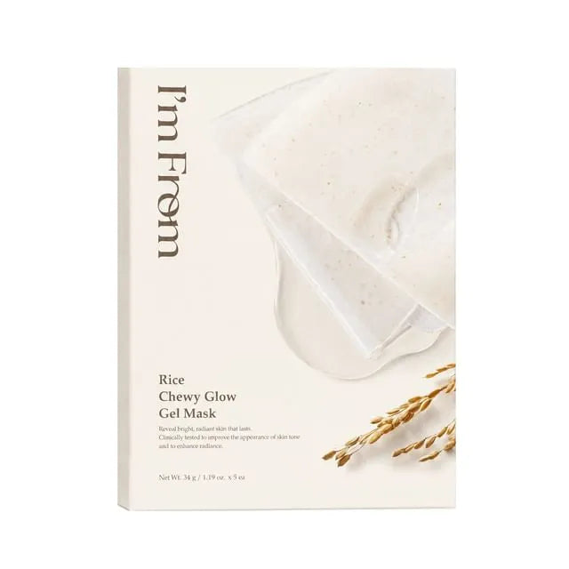 Rice Chewy Glow Gel Mask Set