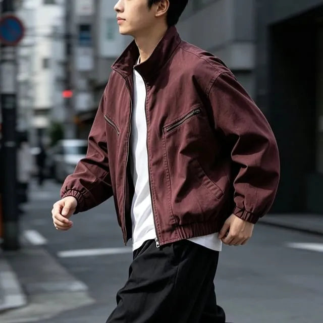 Oversized Washed Detroit Jacket