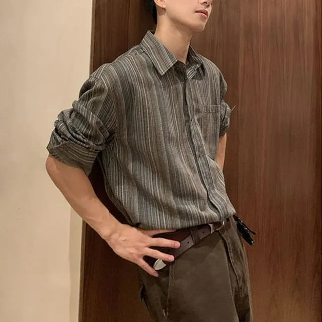 Long-Sleeve Multi Color Pocketed Shirt