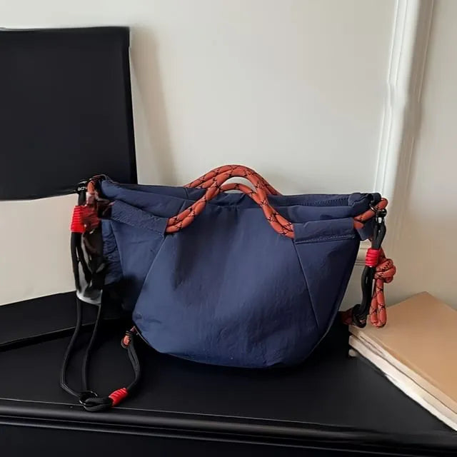 Nylon Rope Strap Crossbody Bag