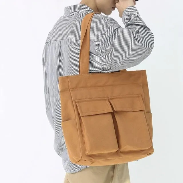 Canvas Plain Tote Bag