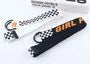 Checker Lettering Canvas  Belt
