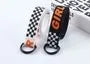 Checker Lettering Canvas  Belt