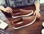 Faux-Leather Slip-Ons