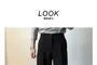 High Waist Plain Dress Pants