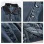 Two-Tone Panel Denim Jacket