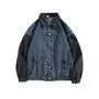 Two-Tone Panel Denim Jacket