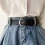 Faux Leather Belt / Set