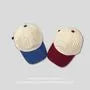 Two Tone Corduroy Baseball Cap