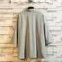 Elbow-Sleeve Plain Open Front Kimono Jacket