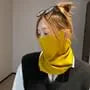 Plain Multi-Way Knit Scarf / Beanie