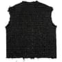 Tweed Tasseled Button-Up Vest