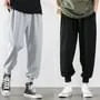 Drawstring Waist Plain Sweatpants