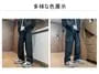 Drawstring Waist Plain Fleece-Lined Loose Fit Cargo Pants
