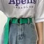 Unisex 130CM D-Ring Canvas Belt in 10 Colors