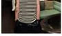 Scoop Neck Striped Perforated Sweater Vest