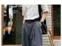High Waist Plain Wide Leg Cargo Pants