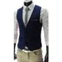 Plain Single-Breasted Vest