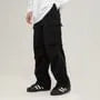 High Waist Plain Wide Leg Cargo Pants