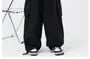 Mid Rise Plain Wide Leg Cargo Pants