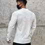 Long-Sleeve Round Neck Plain T-Shirt