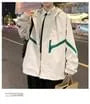 Two Tone Hooded Zip Windbreaker