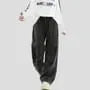 High Waist Washed Wide Leg Jeans