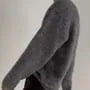 Crew Neck Plain Oversized Sweater