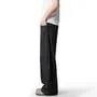 Mid Rise Plain Wide Leg Pants