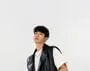Plain Faux Leather Zip Biker Vest