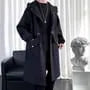 Plain Hooded Midi Zip Coat