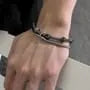 Stainless Steel Beaded Layered Bracelet