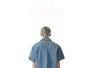 Elbow-Sleeve Washed Button-Up Denim Shirt / Mid Rise Wide Leg Jorts