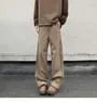 Drawstring Waist Plain Loose Fit Sweatpants