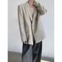 Shawl Lapel Melange Blazer