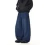 Mid Rise Paneled Wide Leg Jeans