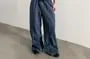 Drawstring Waist Plain Wide Leg Sweatpants