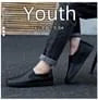 Faux Leather Slip Ons