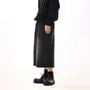 High Waist Washed Wide Leg Capri Jeans