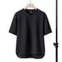 Short-Sleeve Crew Neck Plain T-Shirt